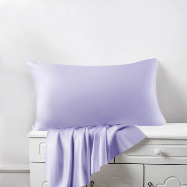 satin pillow case (1 pcs) - purple
 غطاء وسادة ساتان (قطعة واحدة) - ليلكي/ نهدي